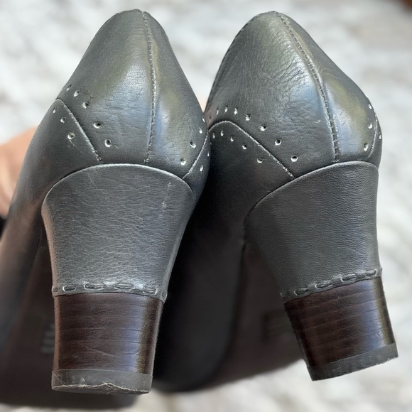 BIVIEL from Anthropologie: Mary Jane T-strap with brogue details 38/8 USA - Picture 10 of 15